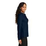 Port Authority® Women’s Wearever Signature Pique Long Sleeve Polo